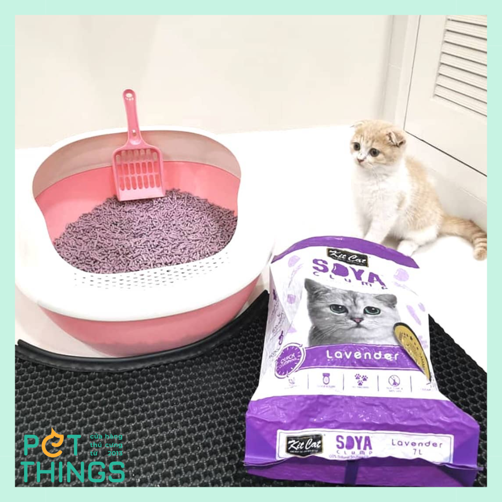 Kit Cat SOYA 7L Cát Vệ Sinh Đậu Nành Vón Cục Cho Mèo
