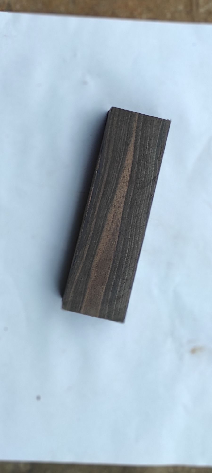 phôi gỗ mun kt 14x4x4cm