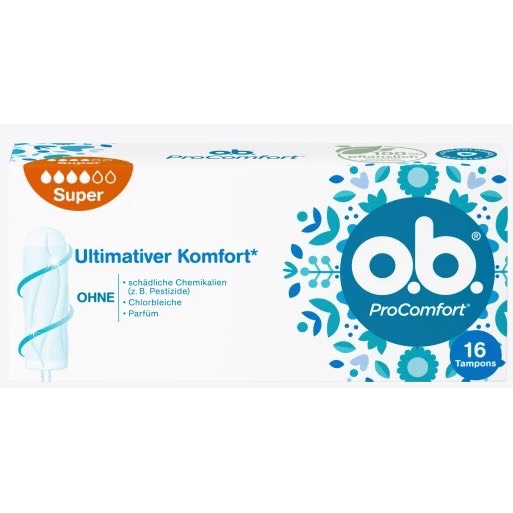 [HÀNG NỘI ĐỊA ĐỨC] - Băng vệ sinh dạng nút (Tampons) hiệu OB