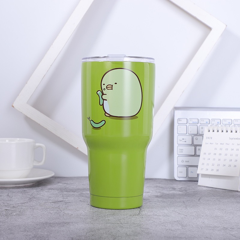 Ly giữ nhiệt - Bình giữ nhiệt Thái Lan 900ml có túi xách và ống hút bền đẹp