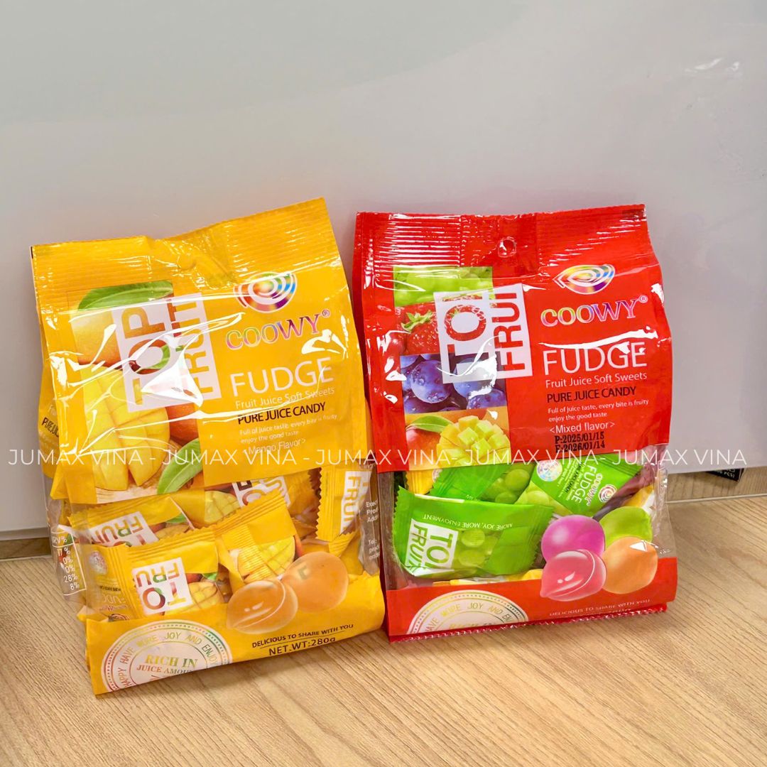 [HCM] BAO BÌ MỚI Kẹo dẻo trái cây Coowy TOP FRUIT COOWY
