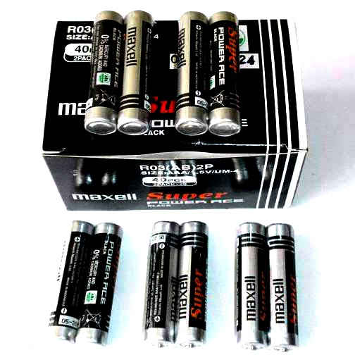 Hộp 40 Viên Pin Tiểu AAA (3A) Maxell Super 1.5V