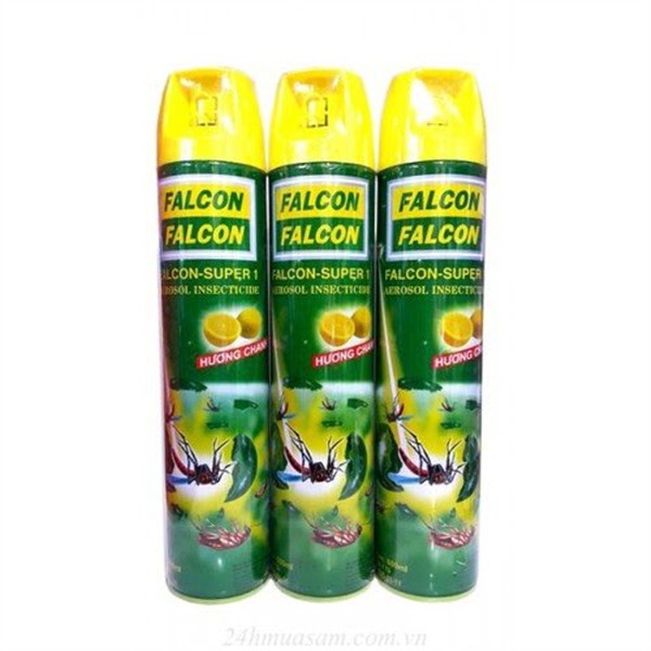 [HCM] - Bình xịt côn trùng Facol 600ml + 60ml(tặng thêm) = Chai 660ml