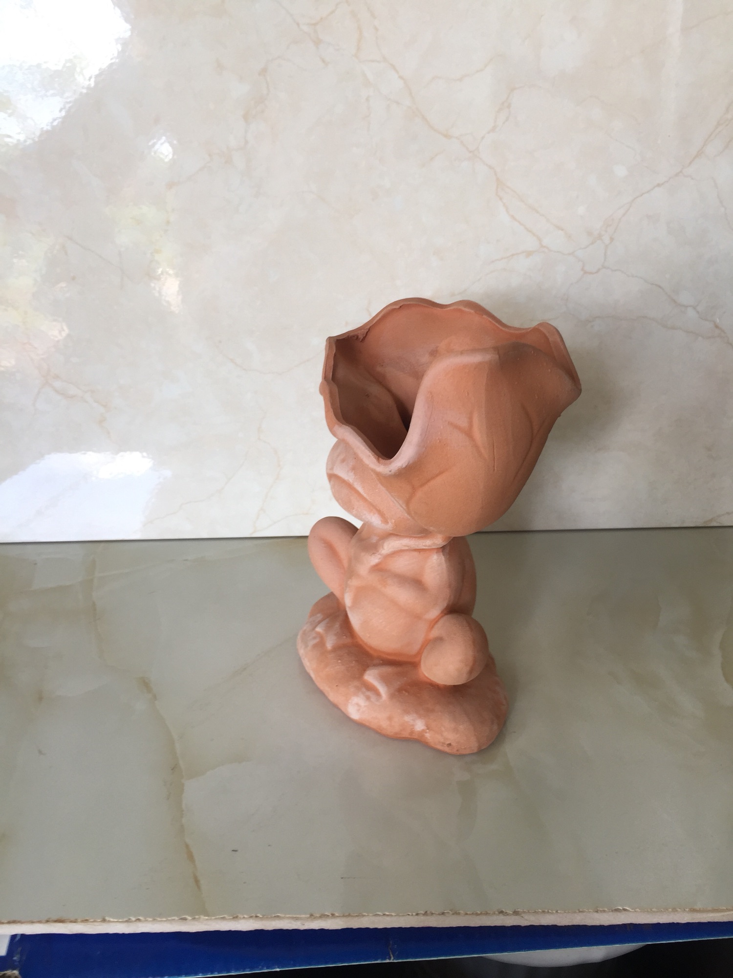 Chậu đất nung hình thú