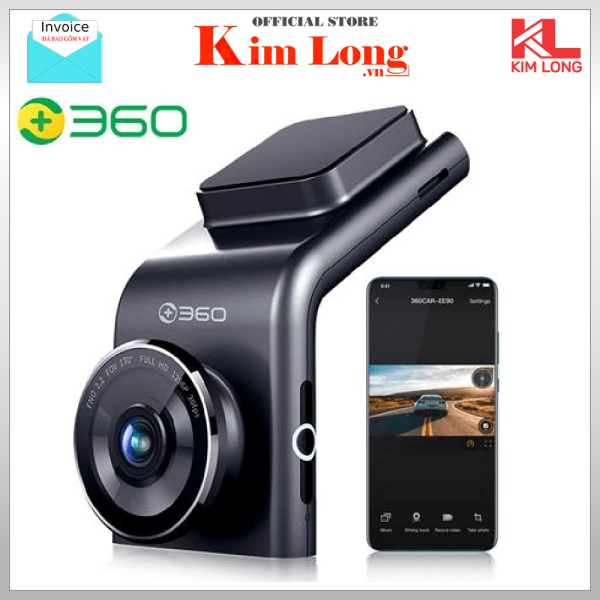 Camera hành trình xe hơi Qihoo 360 G300H Full HD 1080P Wifi góc 160 độ Video có hiện thị tốc độ, bản quốc tế - Bảo hành 12 tháng