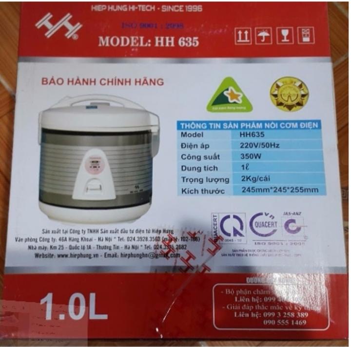 Nồi cơm điện Mini Hiệp Hưng 1L - HH1L