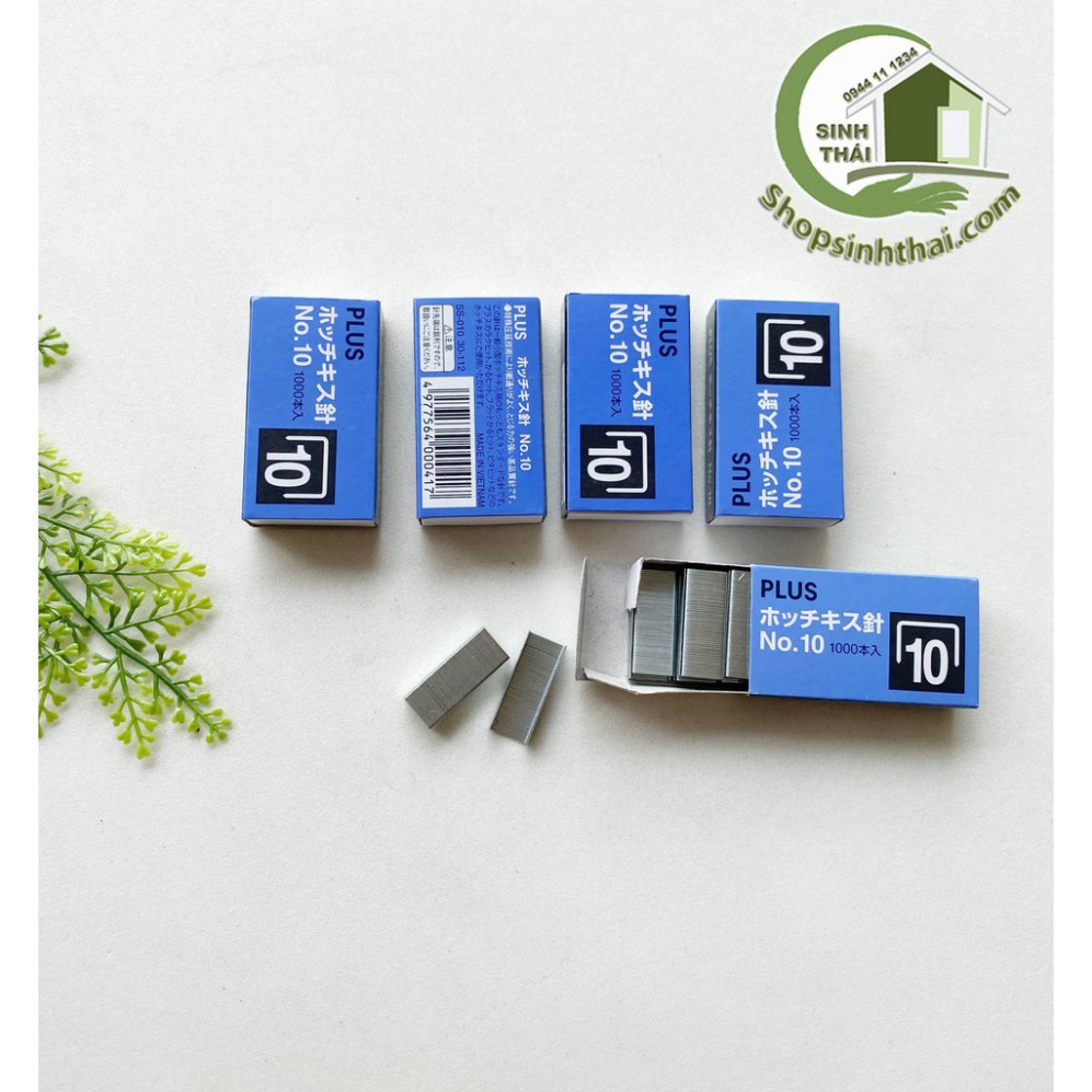 [HCM]Hộp kim bấm ngòi bấm kim số 10 Plus ( 2 hộp )