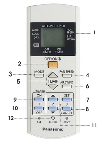 REMOTE ML PANASONIC A/C BỀN ĐẸP CHÍNH HÃNG