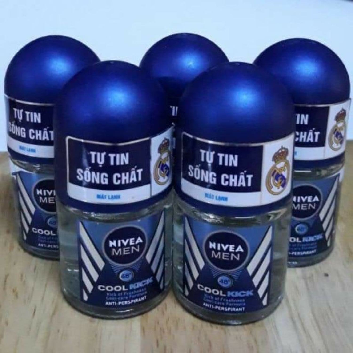 Set 5 chai lăn khử mùi nivea 12ml (Xanh)