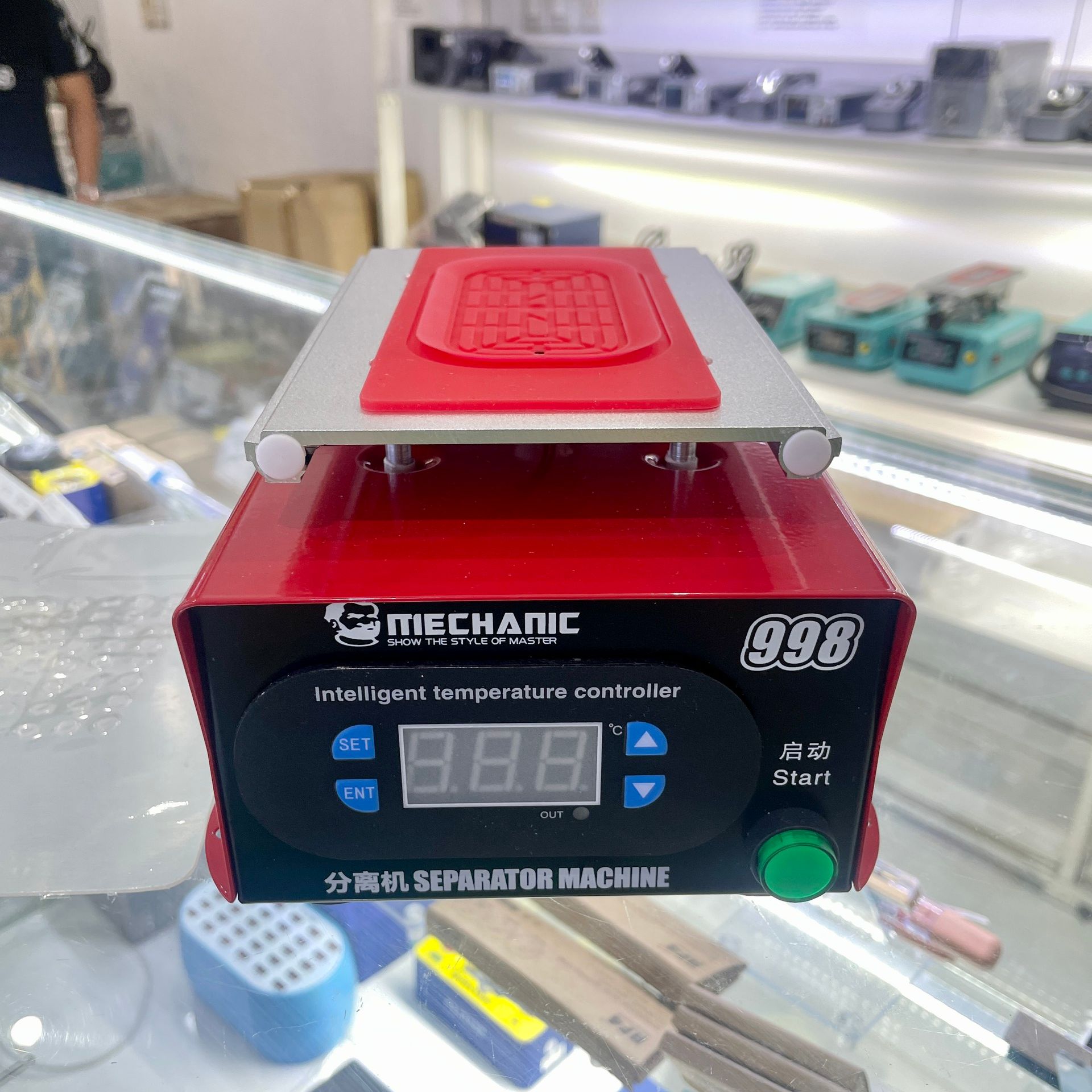 Máy cắt kính Mechanic 998 LCD 7inch tích hợp nhiệt và hút chung
