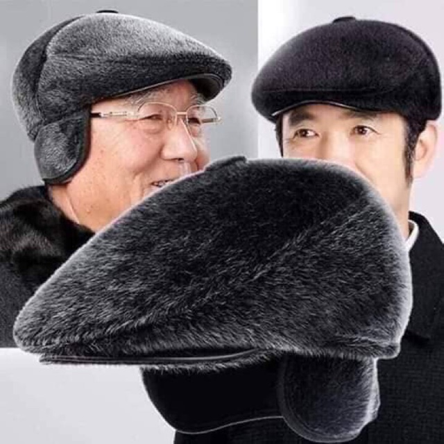 Mũ Lông Bịt Tai Cho Bố