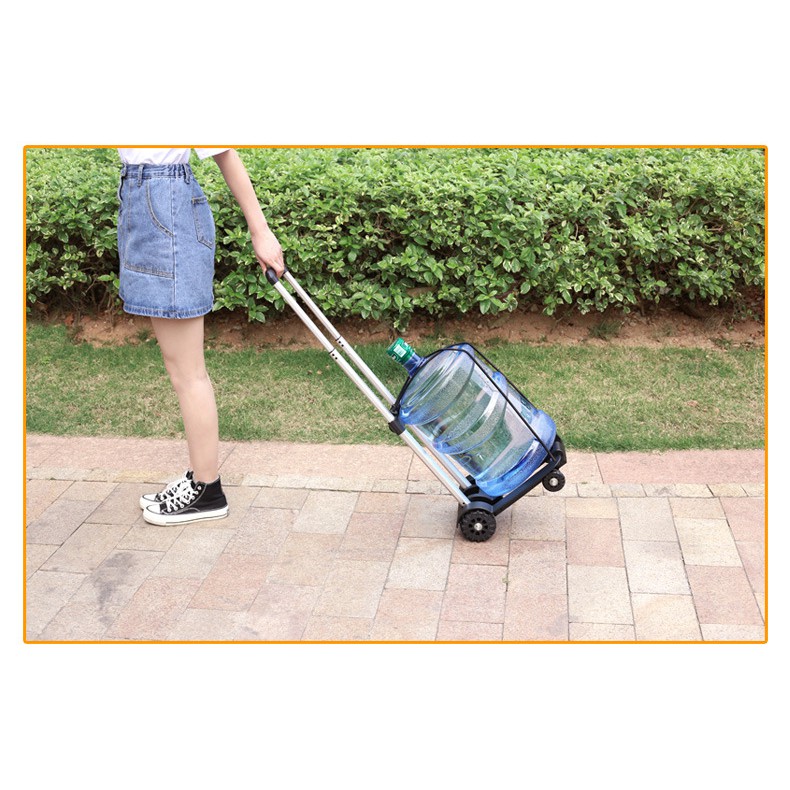 Shopping trolley, pull the 4 gear stowed ultra-light