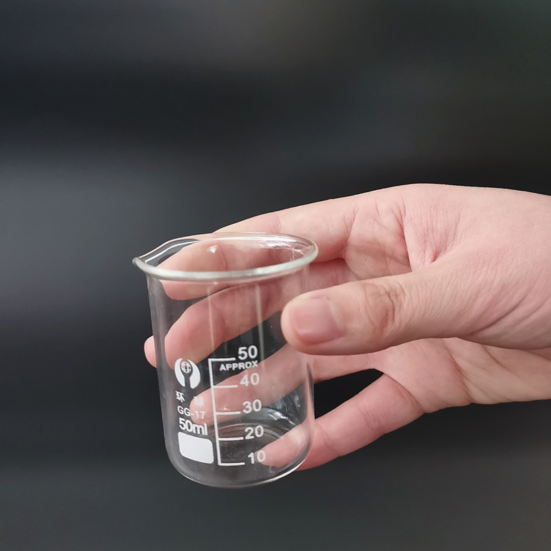 Cốc thủy tinh chịu nhiệt 25ml, 50ml