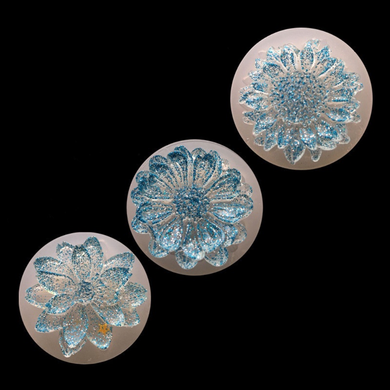 Khuôn silicon hoa cúc 3d