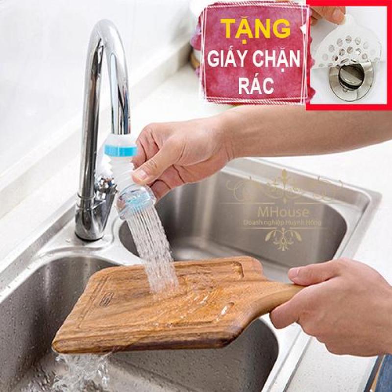 Nơi bán Combo 2 Đầu vòi sen tăng nước quay 360 độ. Tặng 1 Gói Giấy Chặn Rác