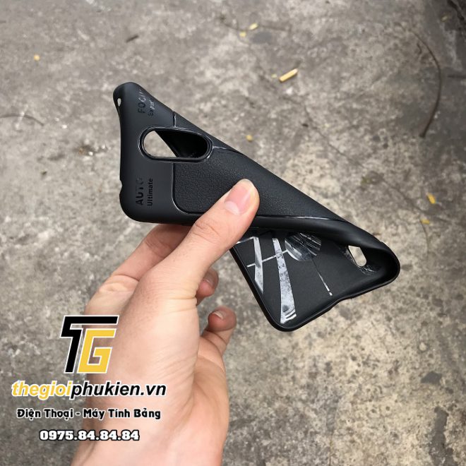 Ốp lưng sillicon giả da Auto Focus dành cho Nokia C2