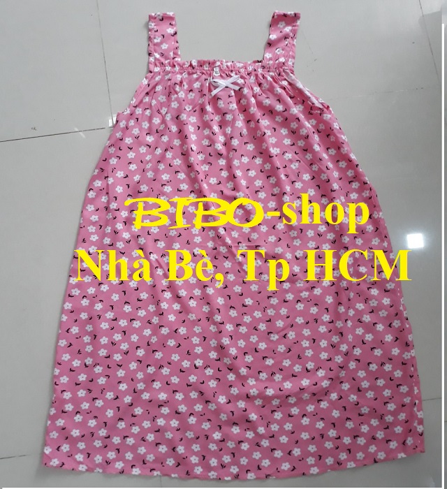 Đầm mặc nhà vải tole (2 dây)
