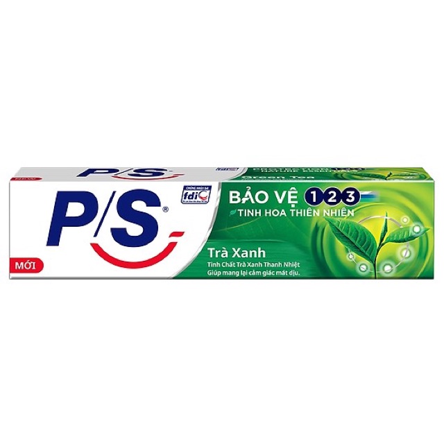 [HCM]Kem Đánh Răng P/S Trà Xanh 180g