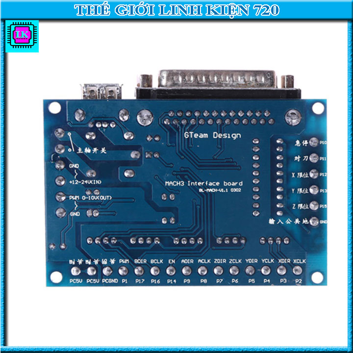 Mạch MACH3 CNC LPT