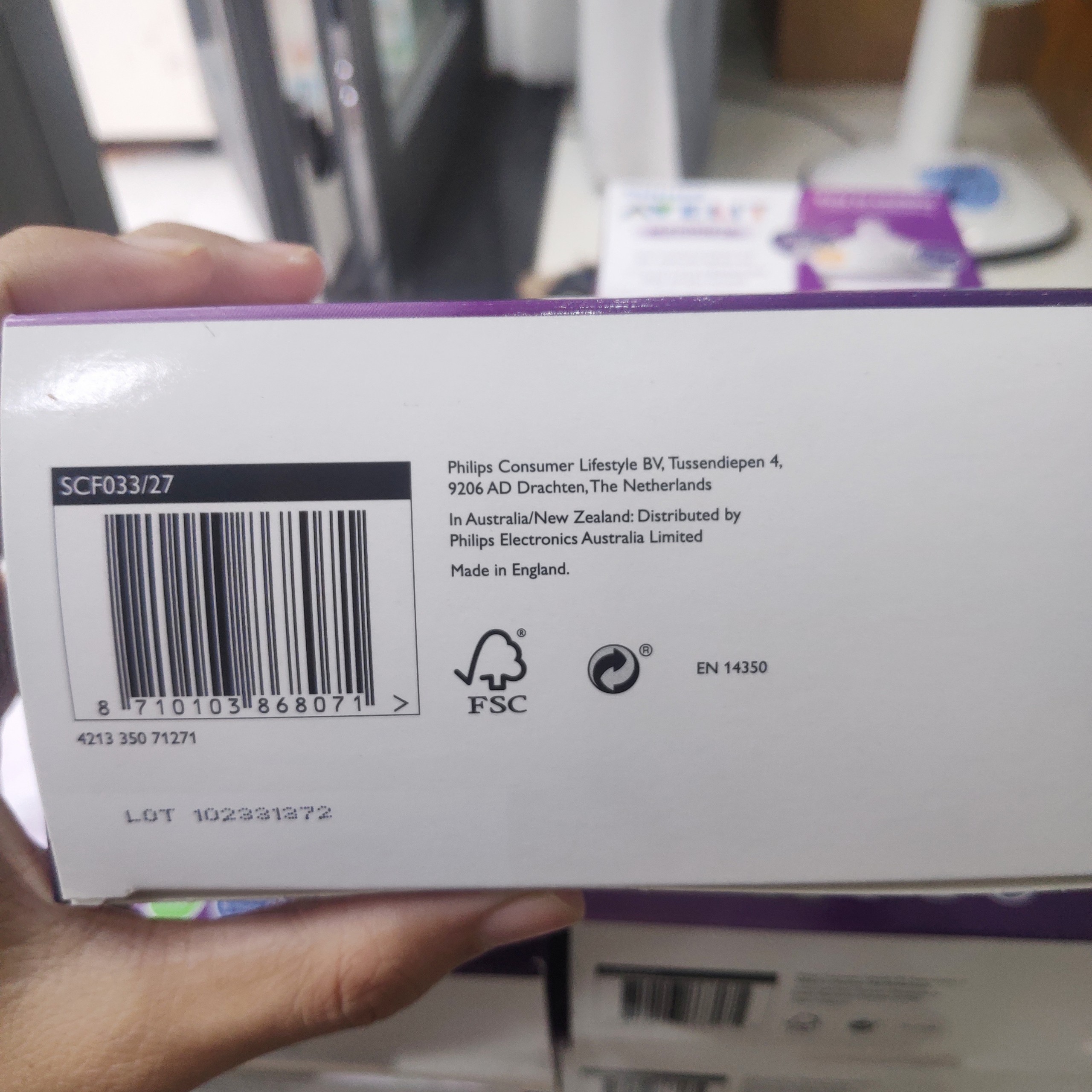 Bình sữa Philips Avent Natural 260ml (Sản xuất tại Anh) (SCF693/13)