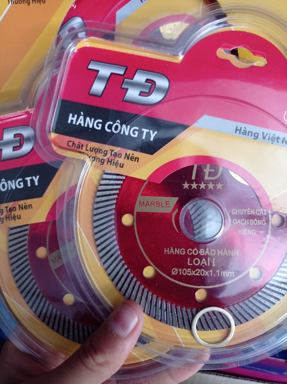 ( hộp 10 lưỡi ) lưỡi cắt gạch đa năng TĐ 105mmx20x1.1mm