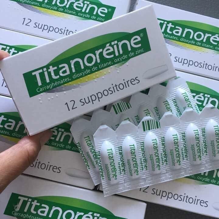 Trĩ Titanoreine Dạng Viên Đặt hộp 12 viên