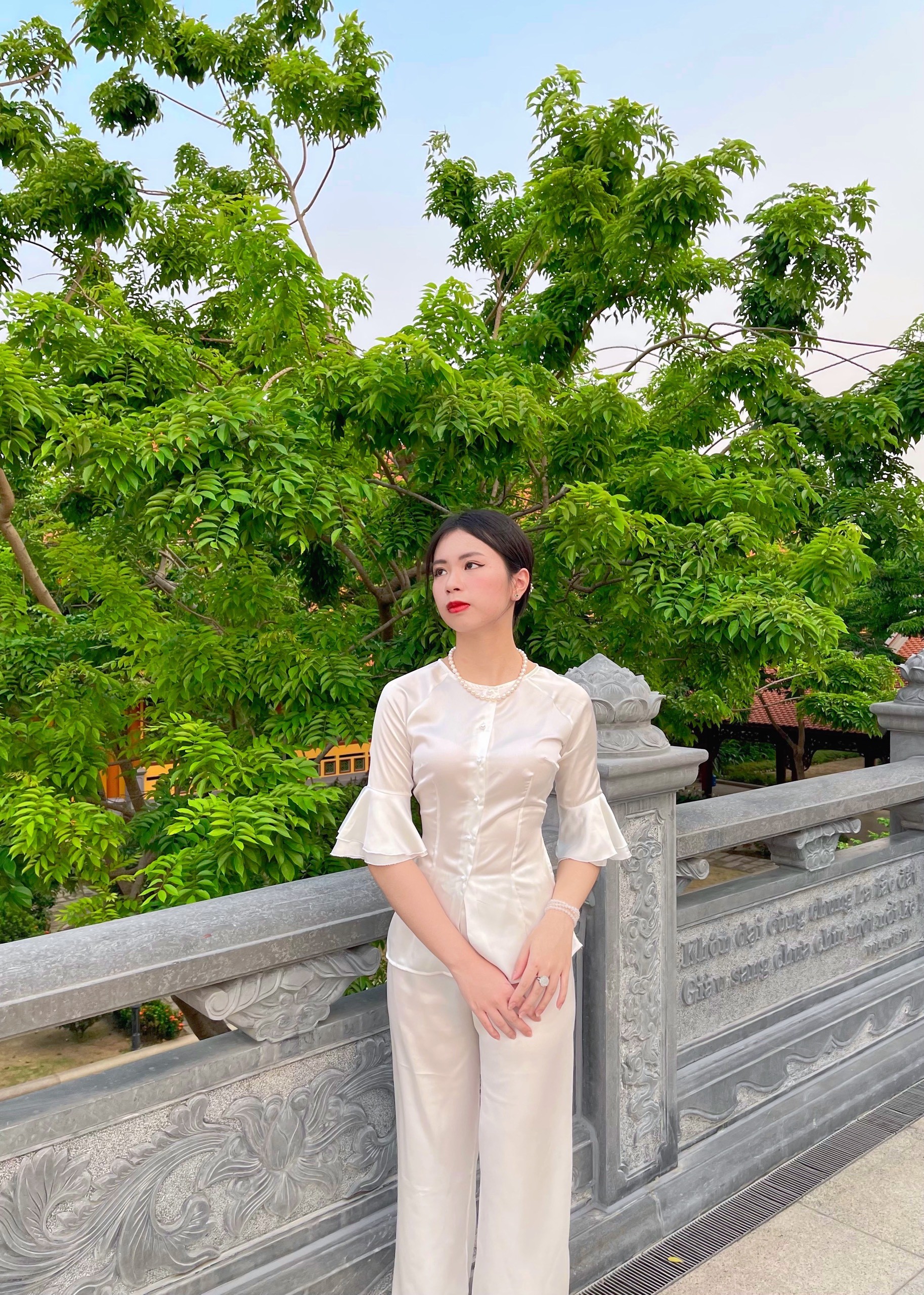 [HCM]SET ĐỒ LAM ĐI CHÙA CAO CẤP TAY XÒE CHẤT LỤA ẢNH THẬT