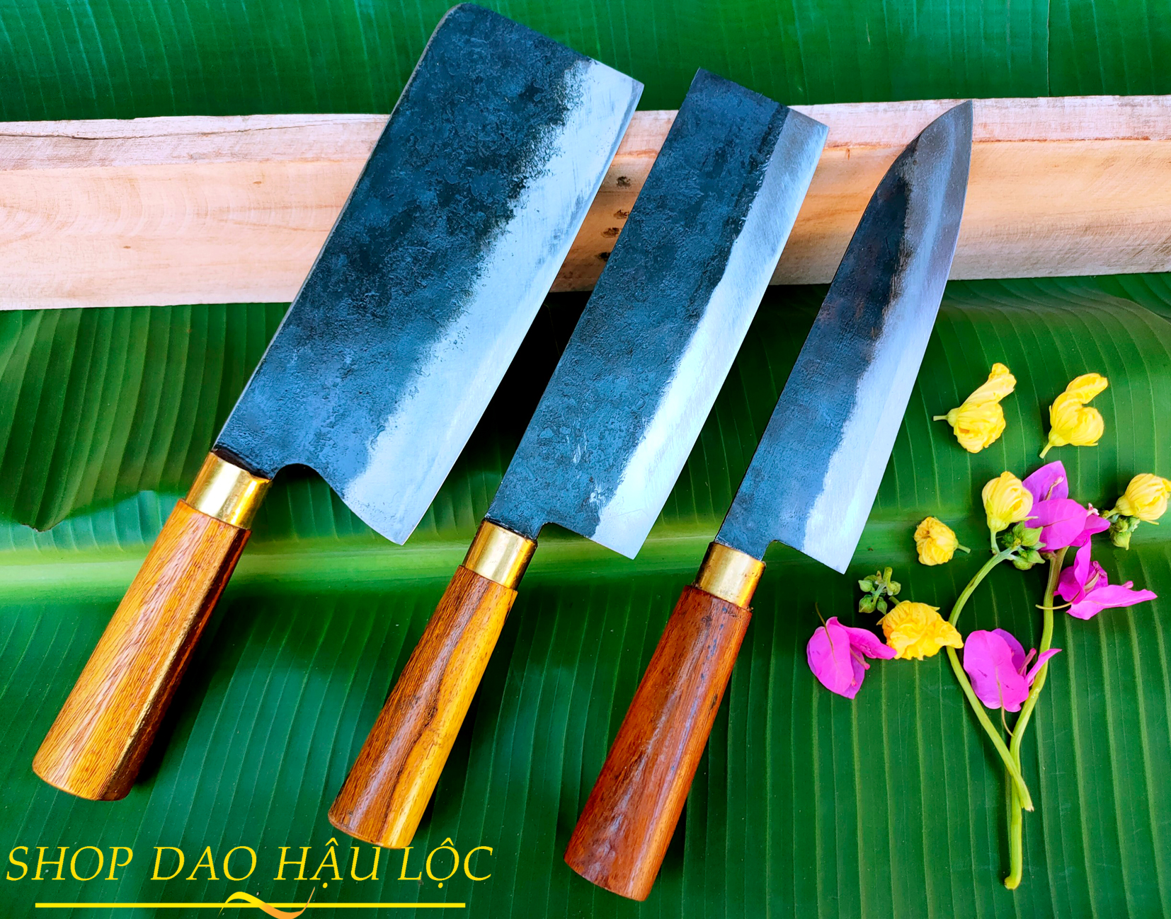 BÁO GIÁ Bộ Dao Làm Bếp | Shopee Lazada Sendo Tiki mới nhất 20 DAO, Bộ dao làm bếp, 3 món làm bằng thép nhíp ô tô, sắc bén, dao chặt, thái, lọc , hàng xịn, không bị cong vênh sứt mẽ,( XẢ HÀNG ) mùa dịch
