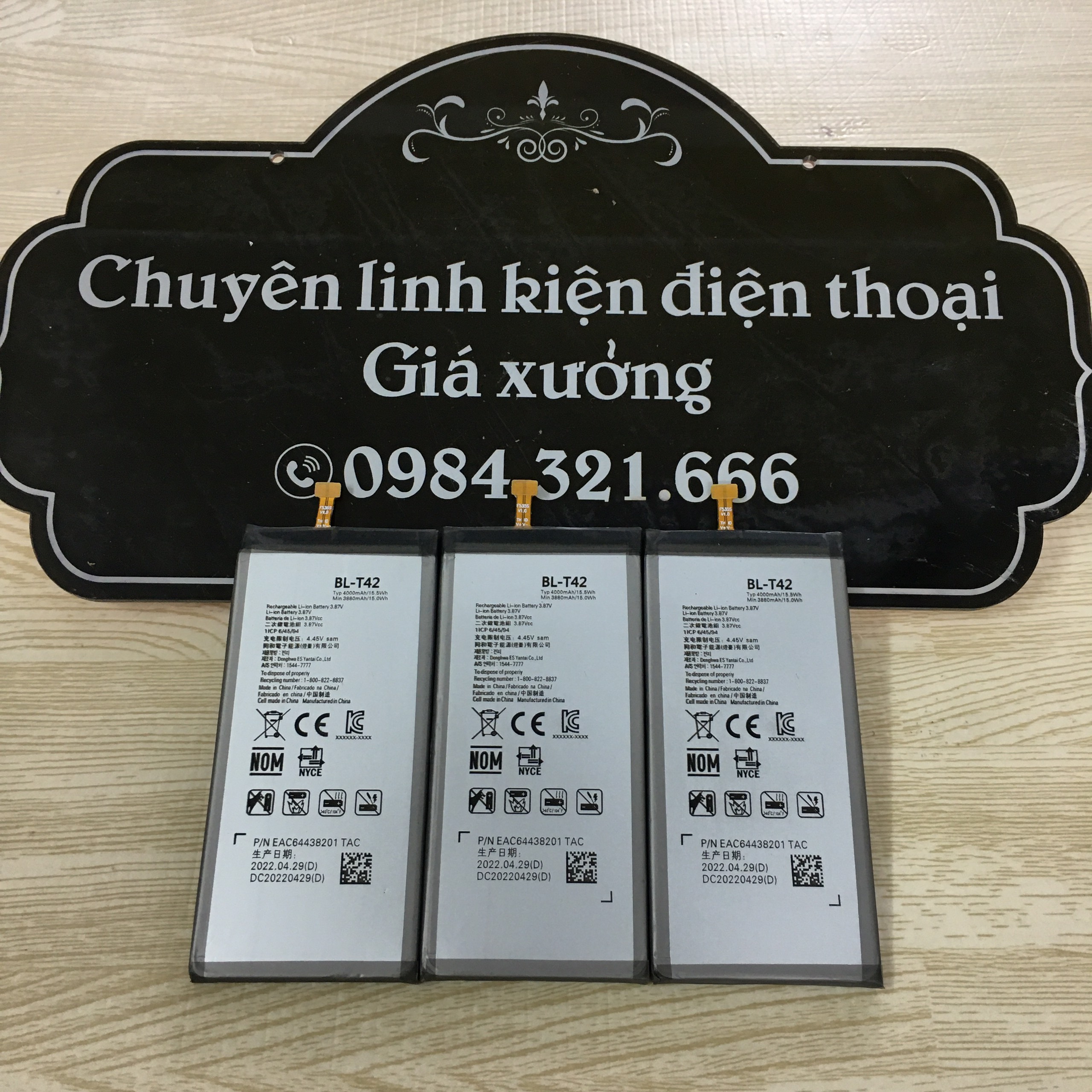 Pin lg v50 thinq/ v50s thinq/ g8x thinq / bl-t42 - new