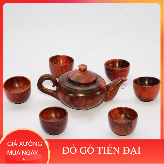 [ Xả Hàng ] bộ ấm chén bằng gỗ hương