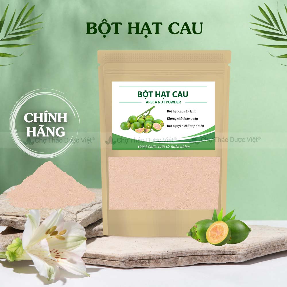 Bột hạt cau 500g, bột cau rang thơm, nguyên chất, hỗ trợ giảm đau răng, hôi miệng, tốt cho tiêu hoá