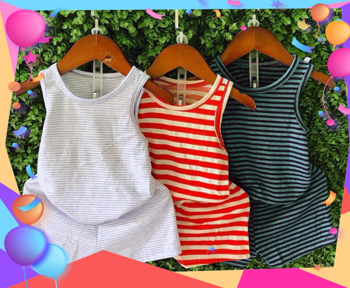 [HCM]Combo 3 Bộ thun ba lỗ cho bé