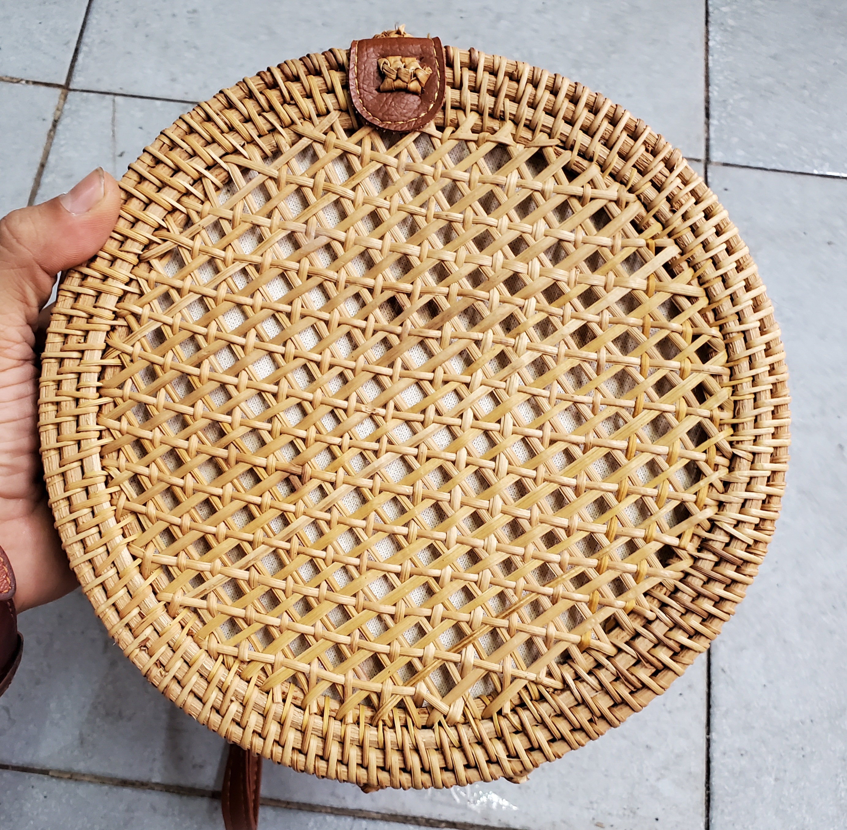Siêu rẻ Túi Trống cói In Họa tiết