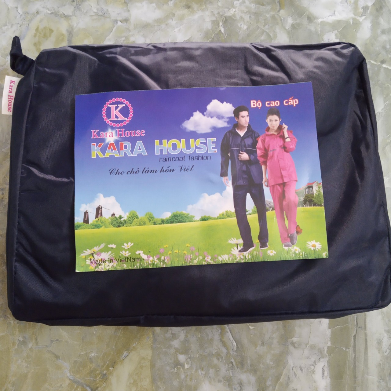 [HCM]ÁO MƯA BỘ VẢI DÙ CAO CẤP KARA HOUSE