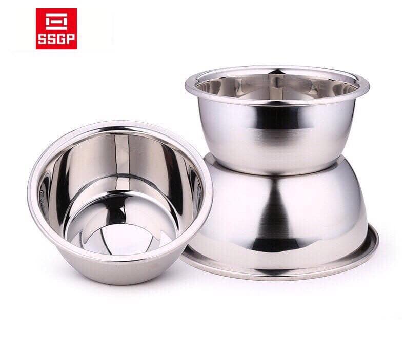 [HCM][SIÊU ĐẸP]Thau nhà bếp inox cao cấp 28cm thau inox 304 hàng chất lượng chất liệu an toàn sức khỏe