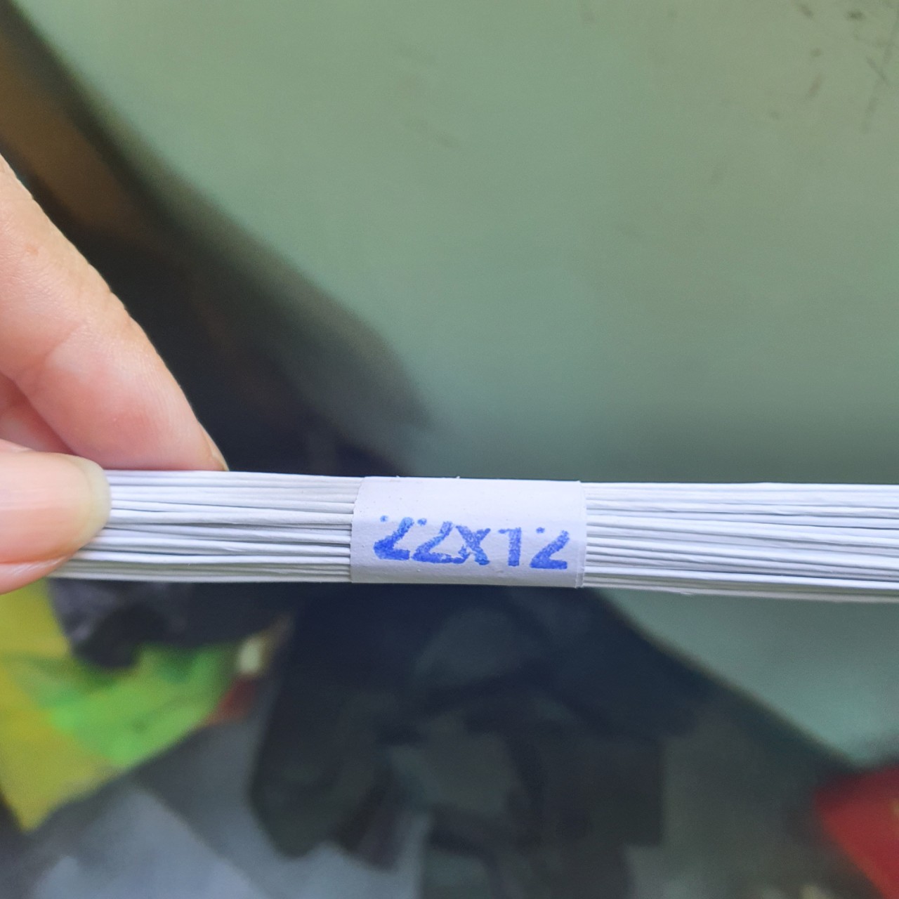 Kẽm giấy size 22 của Thái Lan làm hoa vải voan