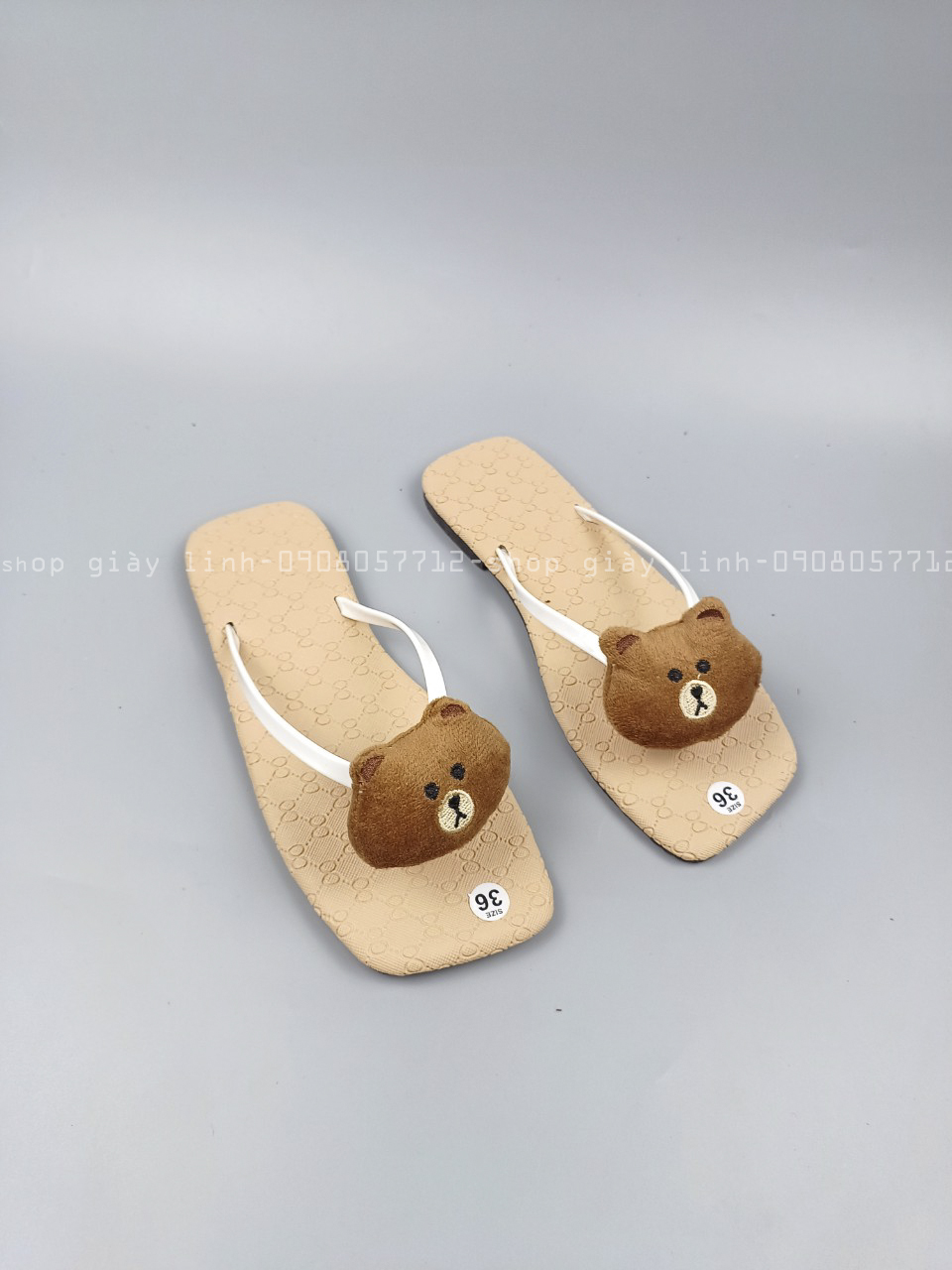 Dép Kẹp Nữ Gấu