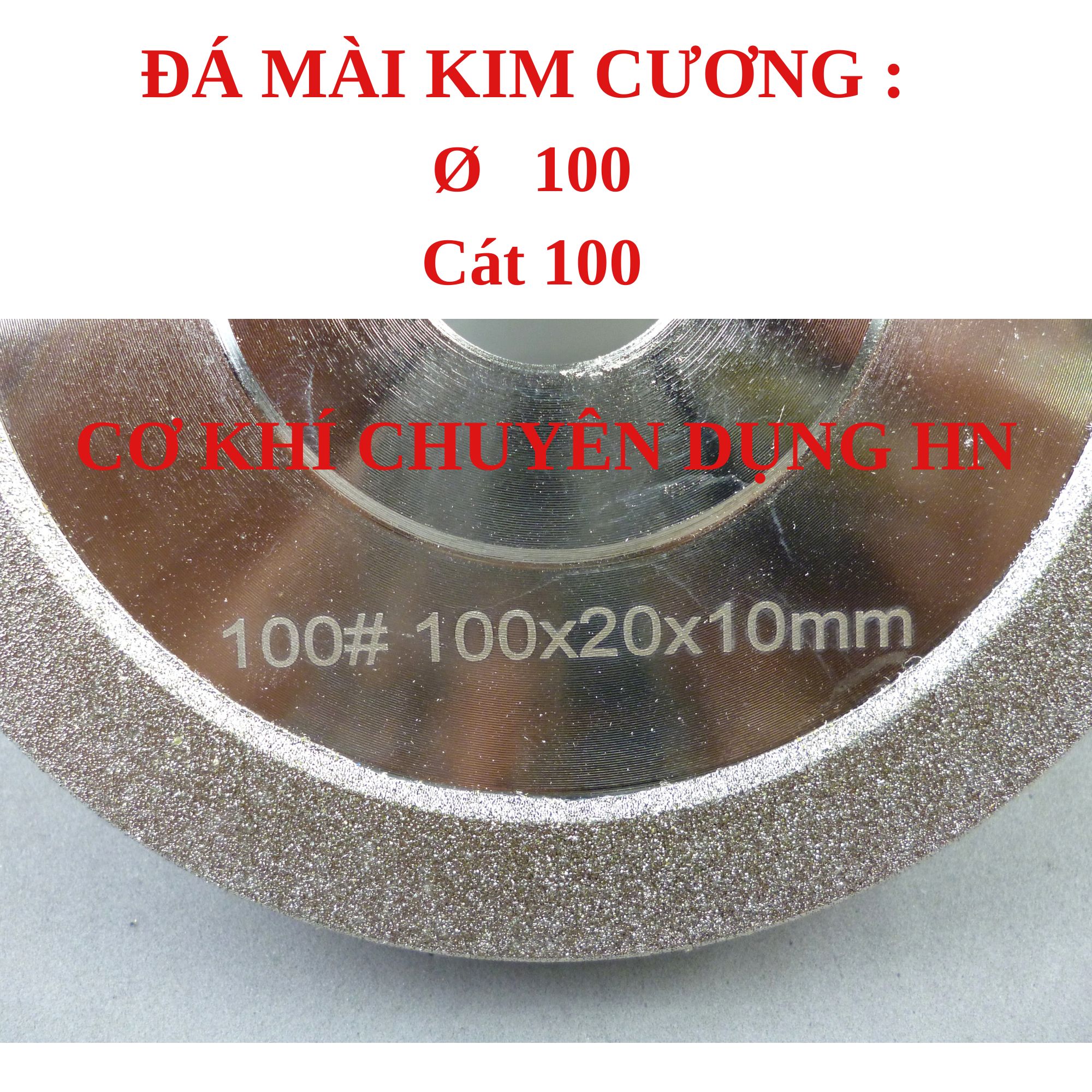 Đá mài kim cương - Mài lưng kim cương Ø 100mm (MLKC100)
