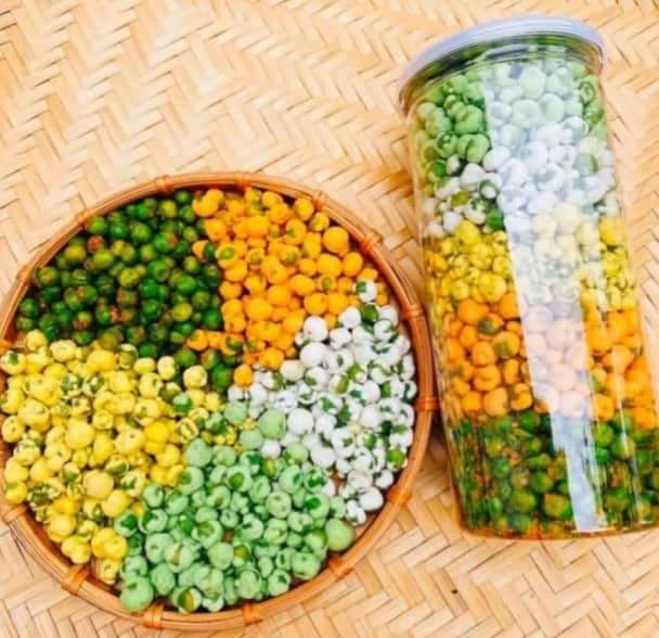 Đậu Hà Lan 5 Vị lon pet 450gr