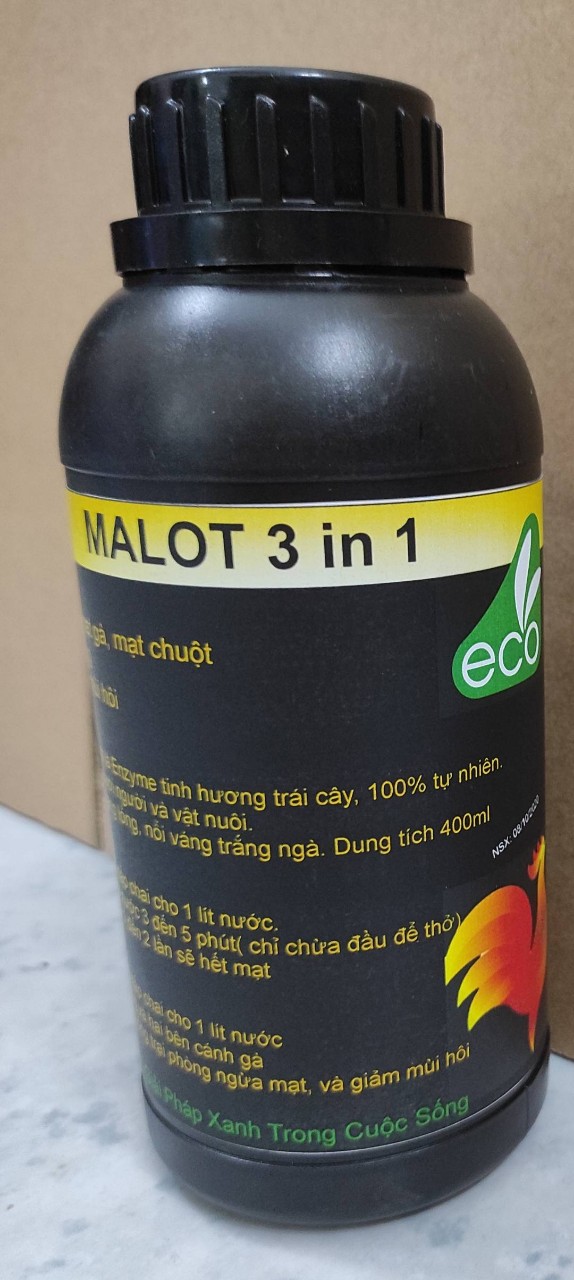 [HCM]Trị Mạt Gà Malot 3 in 1
