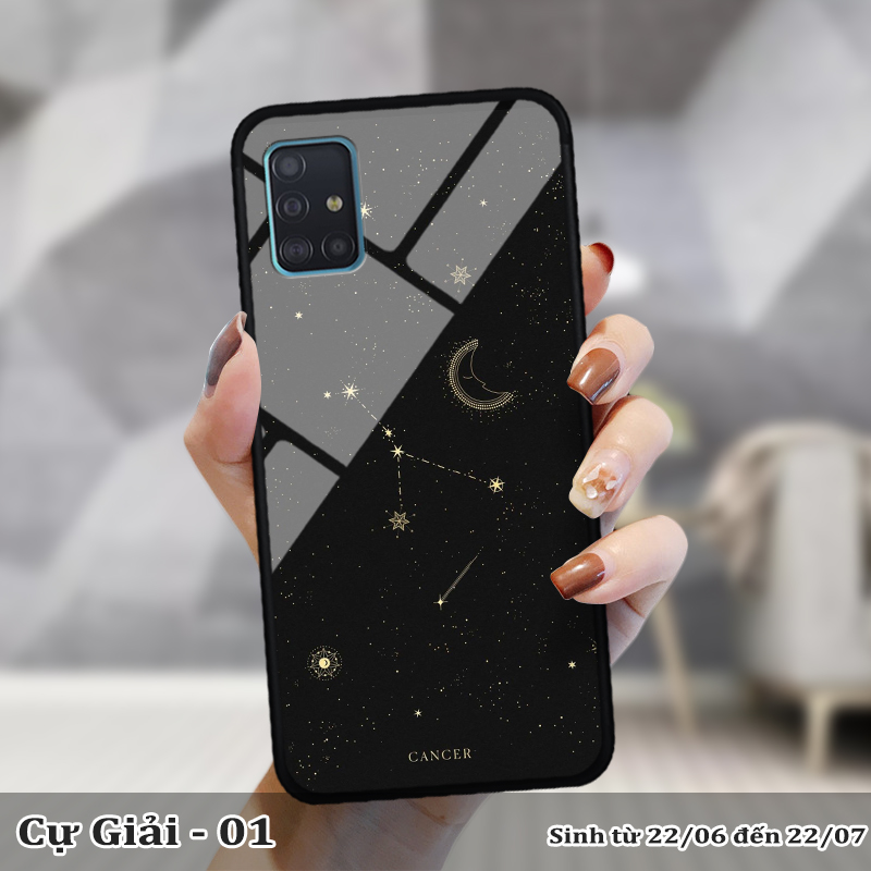 Ốp kính SAMSUNG A71 in cung hoàng đạo