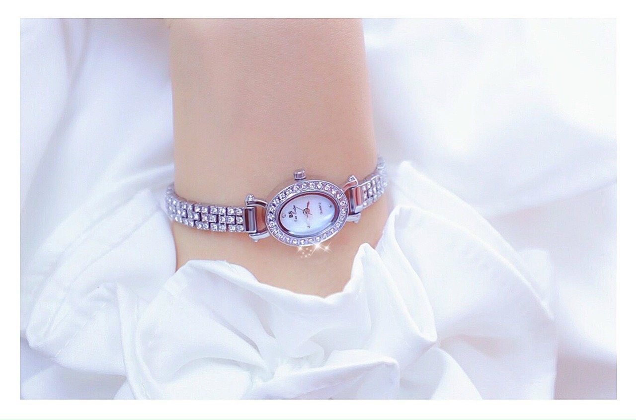 Đồng hồ thời trang nữ Bs Bee Sister đính cườm AYO111
