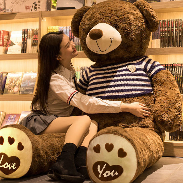 Búp bê gấu lớn quá khổ, đồ chơi sang trọng, gấu bông, búp bê gấu trúc, búp bê gấu trúc, búp bê vải, gối ngủ