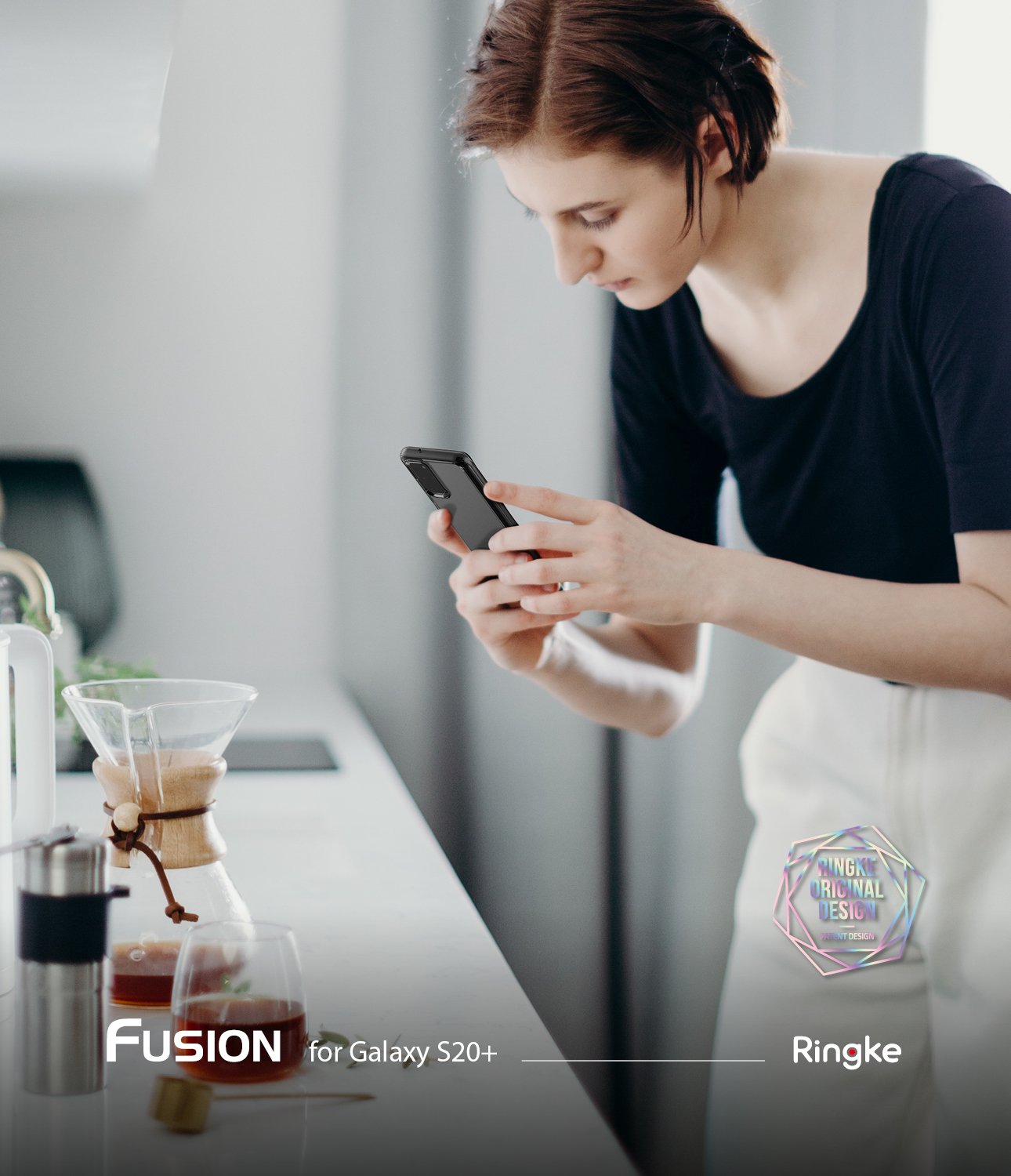 Ốp lưng Galaxy S20 / S20 Plus Ringke Fusion Hàn Quốc (Ringke Fusion for Galaxy S20 / S20+ Korea Case)