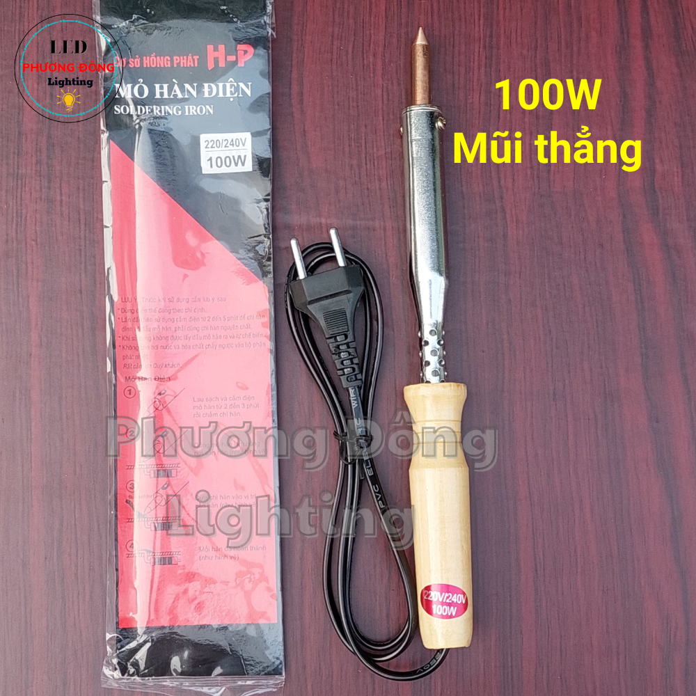 Mỏ hàn điện cán gỗ 100W