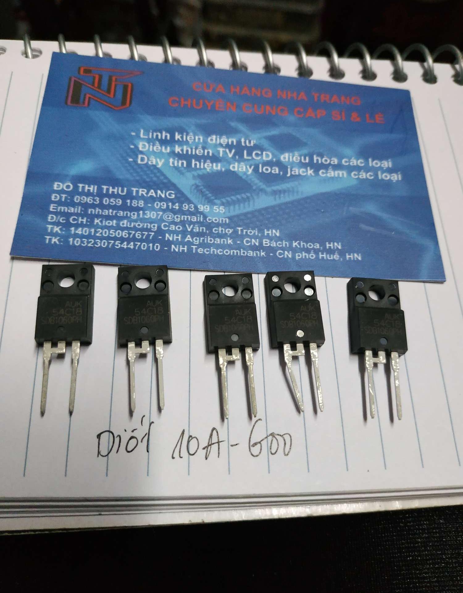 Diot Xung 10A 600 Combo 10 Con