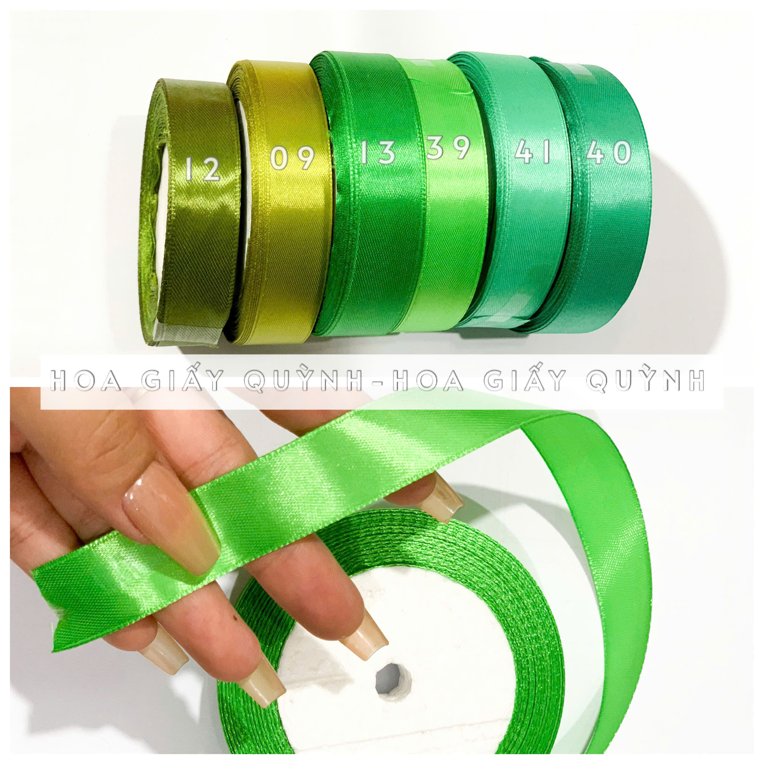 RUY BĂNG LỤA 2cm