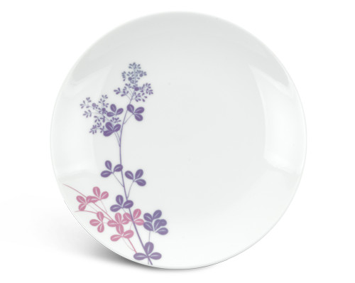 Fork underwear Cup 15.5 cm-Daisy-grass purple-ceramics high-end intelligent long