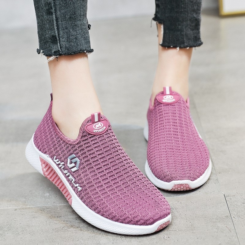 giày thể thao nữ- giày slipon vải