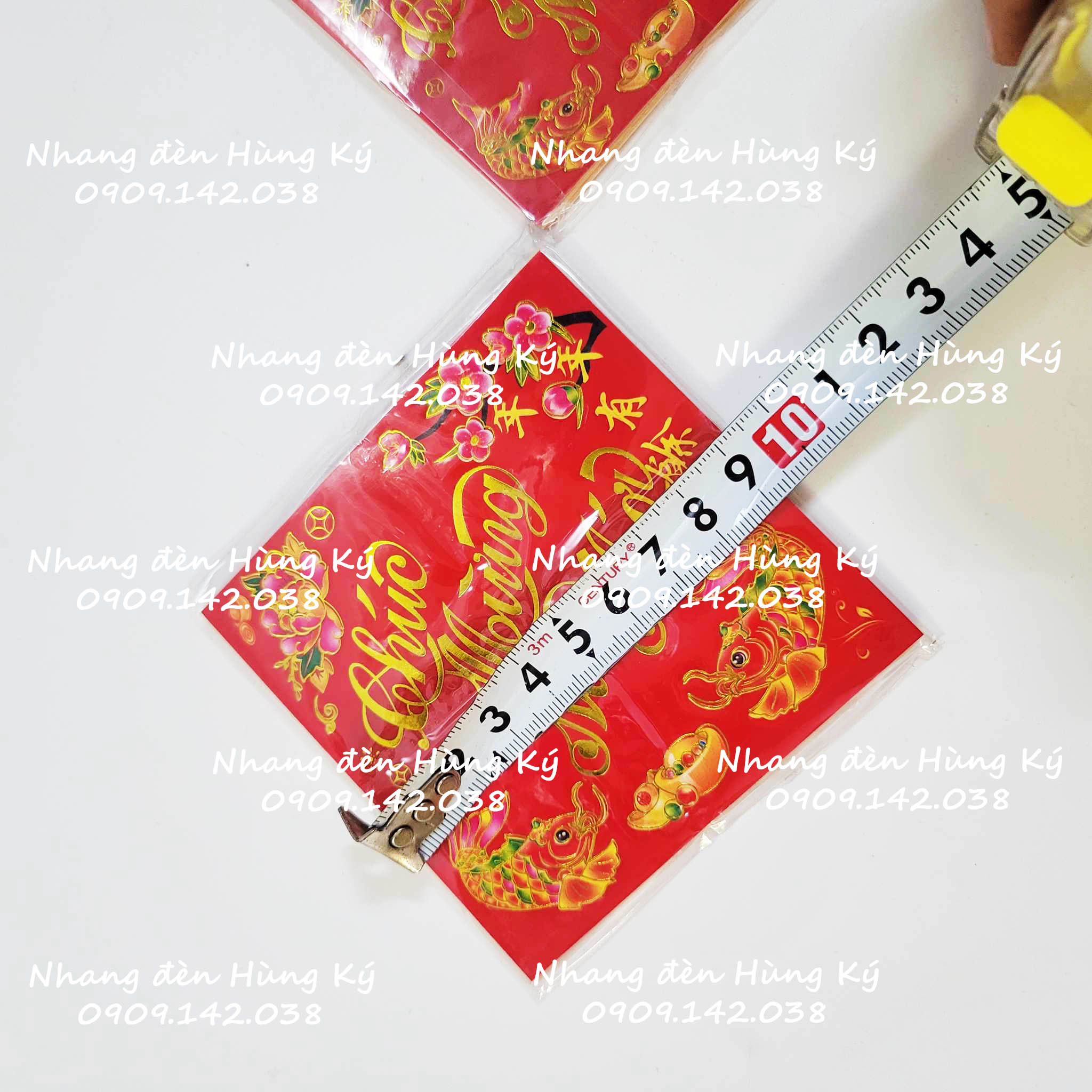 { Set 10 tờ} Decal dán dưa, dán bưởi trang trí Tết